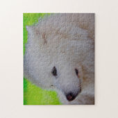 ライカ犬のジグザーズ。 ジグソーパズル (縦)