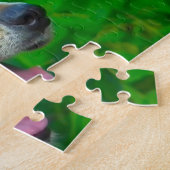 ライカ犬のジグザーズ。 ジグソーパズル (側面)