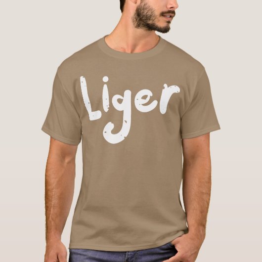 ライガー動物 Tシャツ (正面)