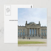 ライクスタグ建物インBerlin ポストカード (正面/裏面)