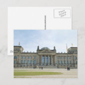 ライクスタグ建物インBerlin ポストカード (正面/裏面)