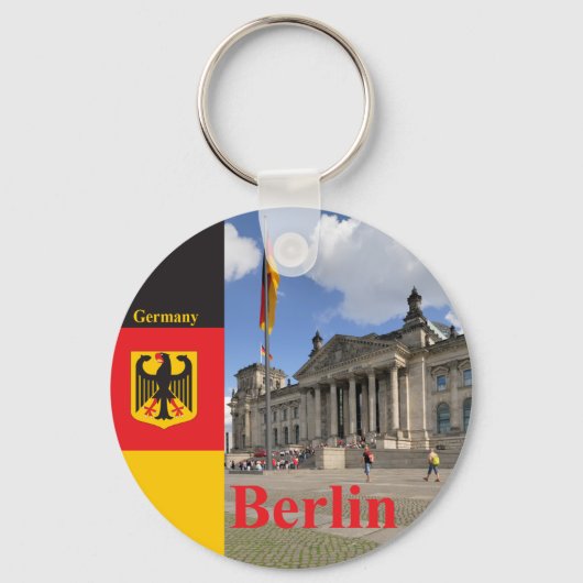 ライクスタグ建物。ドイツ，ベルリン キーホルダー (正面)