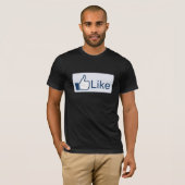 ライクボタンTシャツ Tシャツ (正面フル)