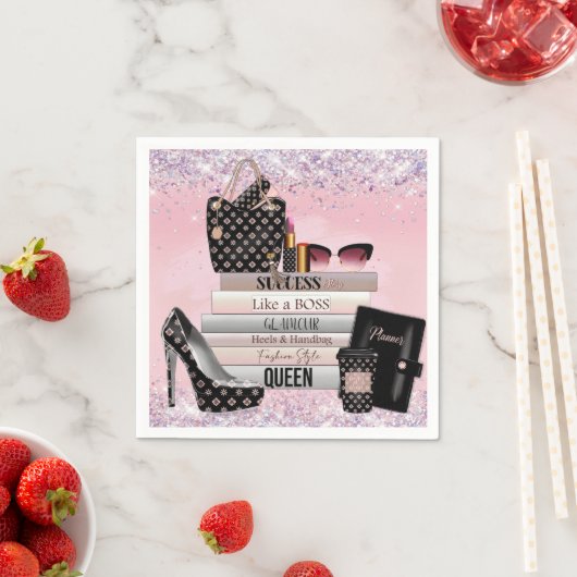 ライク・ア・ボス・ラグジュアリー スタンダードカクテルナプキン (インサイチュ)