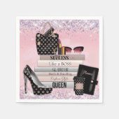 ライク・ア・ボス・ラグジュアリー スタンダードカクテルナプキン (正面)