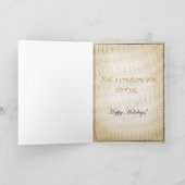 ライサンダーとレンフィールド・キャロリング シーズンカード (内部)