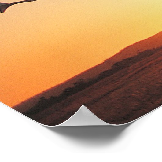 ライジングサンの尾部 – Airbus A320 ポスター (角)