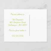 ライジングサン写真テンプレートニューホームアナウンスメント 案内ポストカード (裏面)