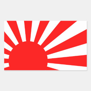 ライジングサン 長方形シール