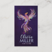 ライジングフェニックスカラフルバード 名刺 (正面)