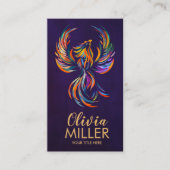 ライジングフェニックスカラフルバード 名刺 (正面)