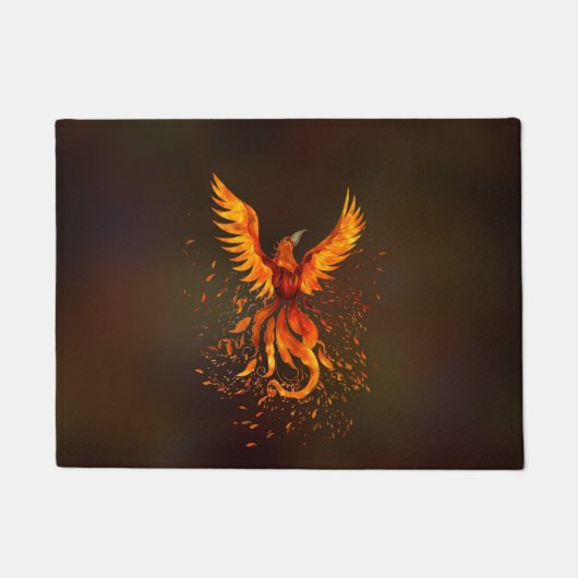 ライジングフェニックスバード ドアマット (正面)