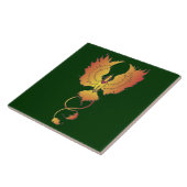 ライジングフェニックス装飾アクセントタイル タイル (側面)