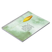 ライジングフラワーバドジャーナルエレミヤ聖なる書物、 経典 ノートブック (左側)