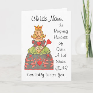 ライジングプリンセスオブキートアロット誕生日招待状 招待状