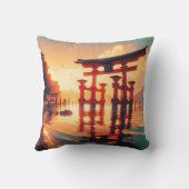 ライジングライトの鳥居 クッション (裏面)