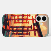 ライジングライトの鳥居 Case-Mate iPhoneケース (裏面 (横))