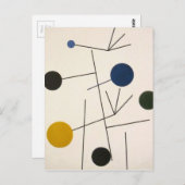 ライジング飛んでいる、フォールディング、ソフィー・タウバー・アープ ポストカード (正面/裏面)