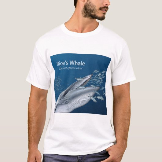 ライスのクジラTシャツ Tシャツ (正面)