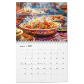 ライスの世界 - 料理の旅 カレンダー (3月 2027)