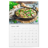 ライスの世界 - 料理の旅 カレンダー (1月 2027)