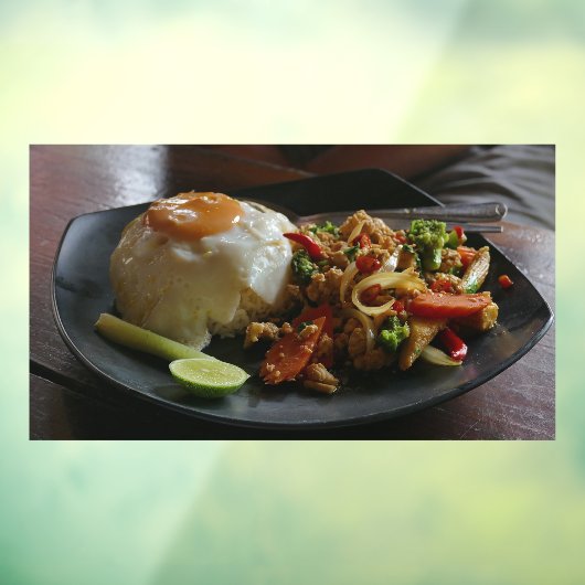 ライスタイラアジアタイフードレストラン写真 ウィンドウサイン (シート3)