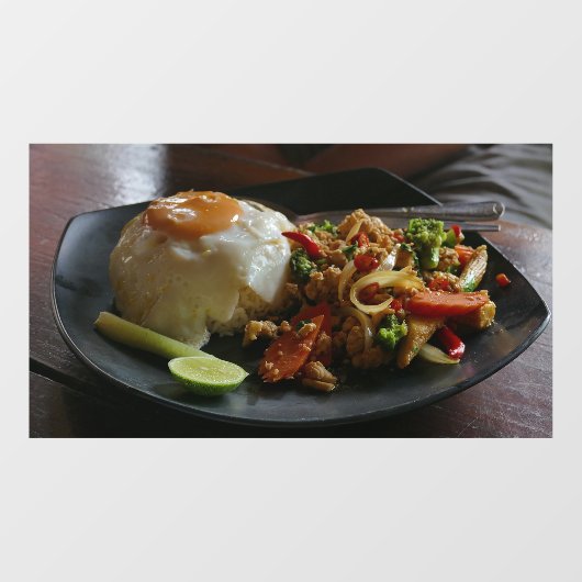 ライスタイラアジアタイフードレストラン写真 ウィンドウサイン (シート)