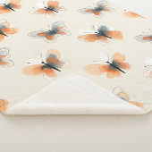 ライスタイリッシュンアート蝶 シェルパブランケット (3/4)