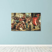 ライストラでの犠牲（システィーナCのための漫画） キャンバスプリント (インサイチュ (ウッドフロア))