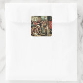 ライストラでの犠牲（システィーナCのための漫画） スクエアシール (バッグ)