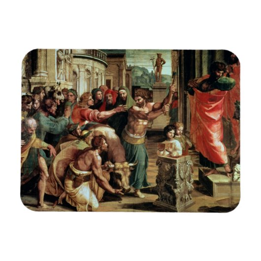 ライストラでの犠牲（システィーナCのための漫画） マグネット (横)