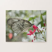 ライスペーパーの蝶、ペーパー凧、アイディアのleuconoe ジグソーパズル (横)