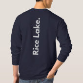 ライスレイクの長袖ティー Tシャツ (裏面)