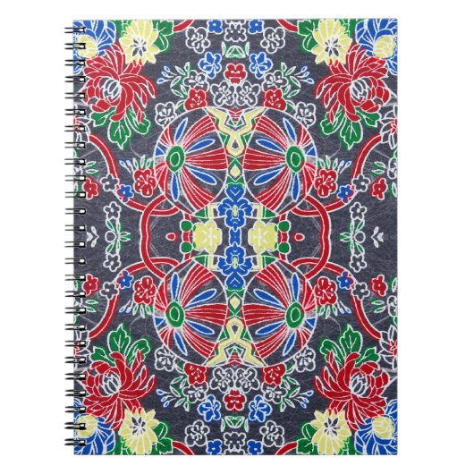 ライス紙千代紙アート ノートブック (正面)