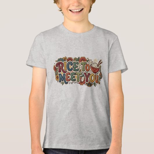 ライス トゥ ミート ユー トライブレンドTシャツ (正面)