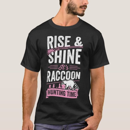ライズとシャインアライグマの狩り時間 Tシャツ (正面)
