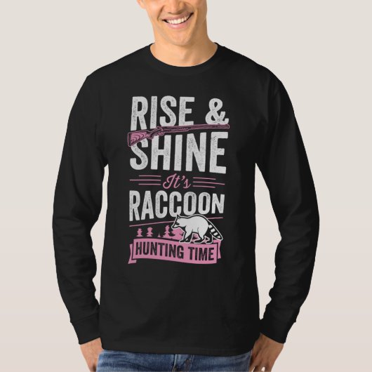 ライズとシャインアライグマの狩り時間 Tシャツ (正面)