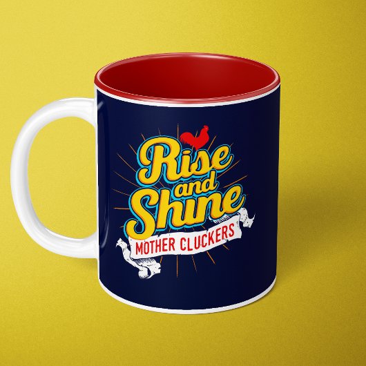 ライズとシャインマザークラッカーズルースターカントリー ツートーンマグカップ