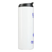 ライズとシャイン。ギターの時間だ。レトロなブルーギター タンブラー (回転左)