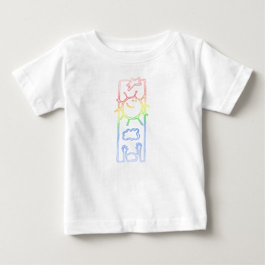 ライズとシャイン ベビーTシャツ (正面)