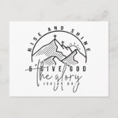 ライズとシャイン ポストカード (正面)