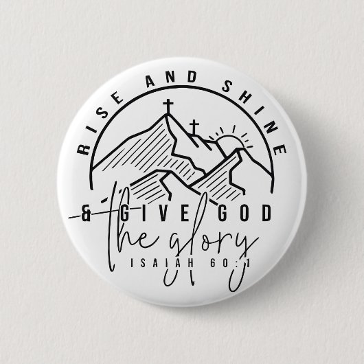 ライズとシャイン 缶バッジ (正面)