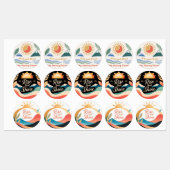 ライズとシャイン:自然の目覚め ラベル (シート)