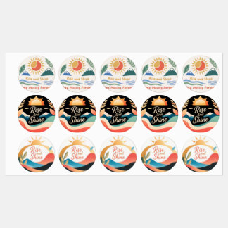 ライズとシャイン:自然の目覚め ラベル