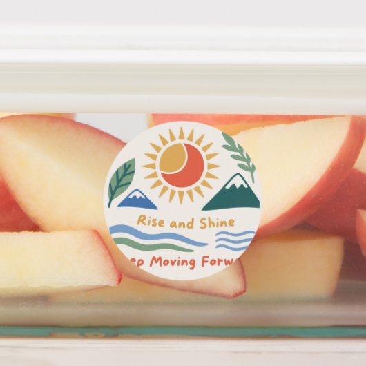 ライズとシャイン:自然の目覚め ラベル (貼付)