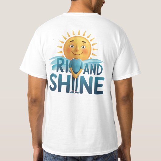 ライズとシャイン Tシャツ (裏面)