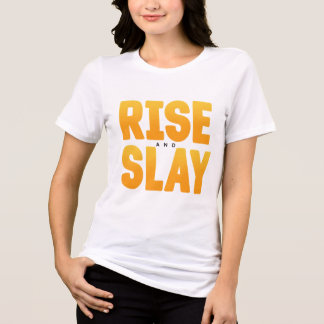 ライズとスユニセックスレー トライブレンドＴシャツ