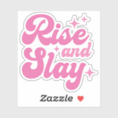 ライズとスレおもしろいイ女の子カスタムのカットのビニル シール (シート)