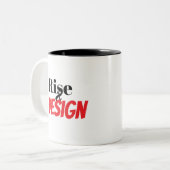 ライズとデザイン ツートーンマグカップ (正面左)