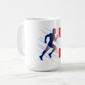 ライズと走 コーヒーマグカップ (正面左)